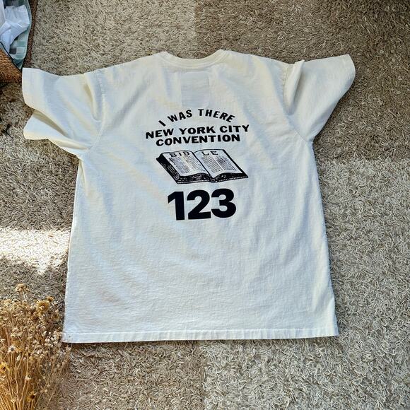 Rivington Roi Rebis Fivio Foreign Bible Promo NYC Exclusive White Tee XL RRR123 - Picture 3 of 8